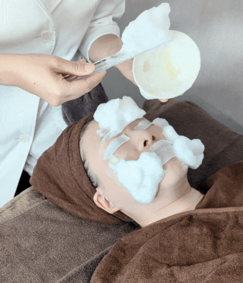 フェイスパックの施術例